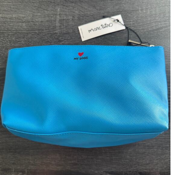 New With‎ Tags Love My Dogs Marc Tetro Cosmetic Travel Case Pouch - Picture 3 of 6